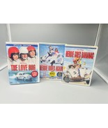 Herbie Lot of 3 movies Herbie Rides Again, Herbie goes Bananas, The Love... - £18.30 GBP