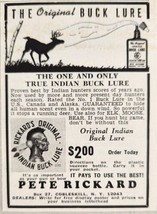 1968 Magazine Print Ad Original Buck Lure For Deer Pete Rickard Cobleski... - $7.23