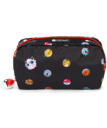 LeSportsac Pokemon Dot Rectangular Cosmetic Bag, Pikachu, Eevee, Charman... - $39.99