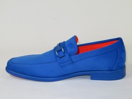Men's TAYNO Shoes Soft Micro Suede Slip-on Loafer THE CAPRIO S Royal Blue image 4