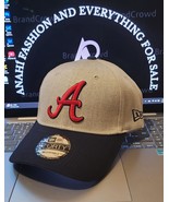 MLB-Atlanta Braves Baseball Cap adjustable  New Era 9FORTY Gray/Navy Hat - $35.08 CAD