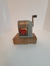 Vintage 1950s Apsco Deluxe Chicago Manual 1 Pencil Sharpener Mo. 51 MADE IN USA - £20.56 GBP
