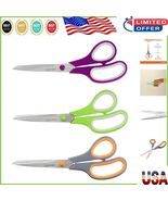 Stainless Steel 3-Pack Scissors with Comfort Grip - Perfect for Office &amp;... - $368.14 MXN