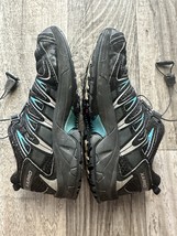 Salomon Kids&#39; Speedcross Hiking Shoes Black Blue Size 2 Quick Lace Outdoor - $371.81 MXN