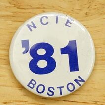 Vintage Pinback Button 1981 Boston NCTE National Council Teachers Englis... - $12.86
