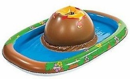 Inflatable Volcano Island Luau Party Buffet Cooler Salad Fruit Drink Tab... - $16.95