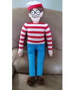 WHERE&#39;S WALDO WALLY Brand New Plush Stuffed Animal 27&quot; JAPAN TOREBA HUGE! - $51.95 CAD