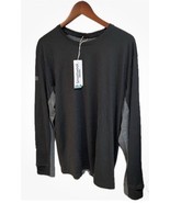 VRST x Smartwool Men&#39;s Long Sleeve Crew Neck Training Shirt Size XL Blac... - $59.99
