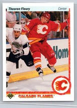 Upper Deck 1990 Theoren Fleury Calgary Flames #47      Hockey - £1.48 GBP