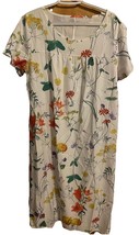 Floral Printed Maxi Dress Women Short Sleeved Round Neck Printed  With P... - $19.80