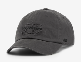 New Balance Vintage Washed Appliqué Baseball Cap Sports Casual Gray NBGD... - $1,377.41 MXN