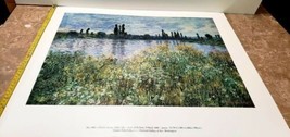 Claude Monet &quot;Banks of the Seine, Vetheuil&quot; 1880 Giclee Fine Art Print - £5.53 GBP