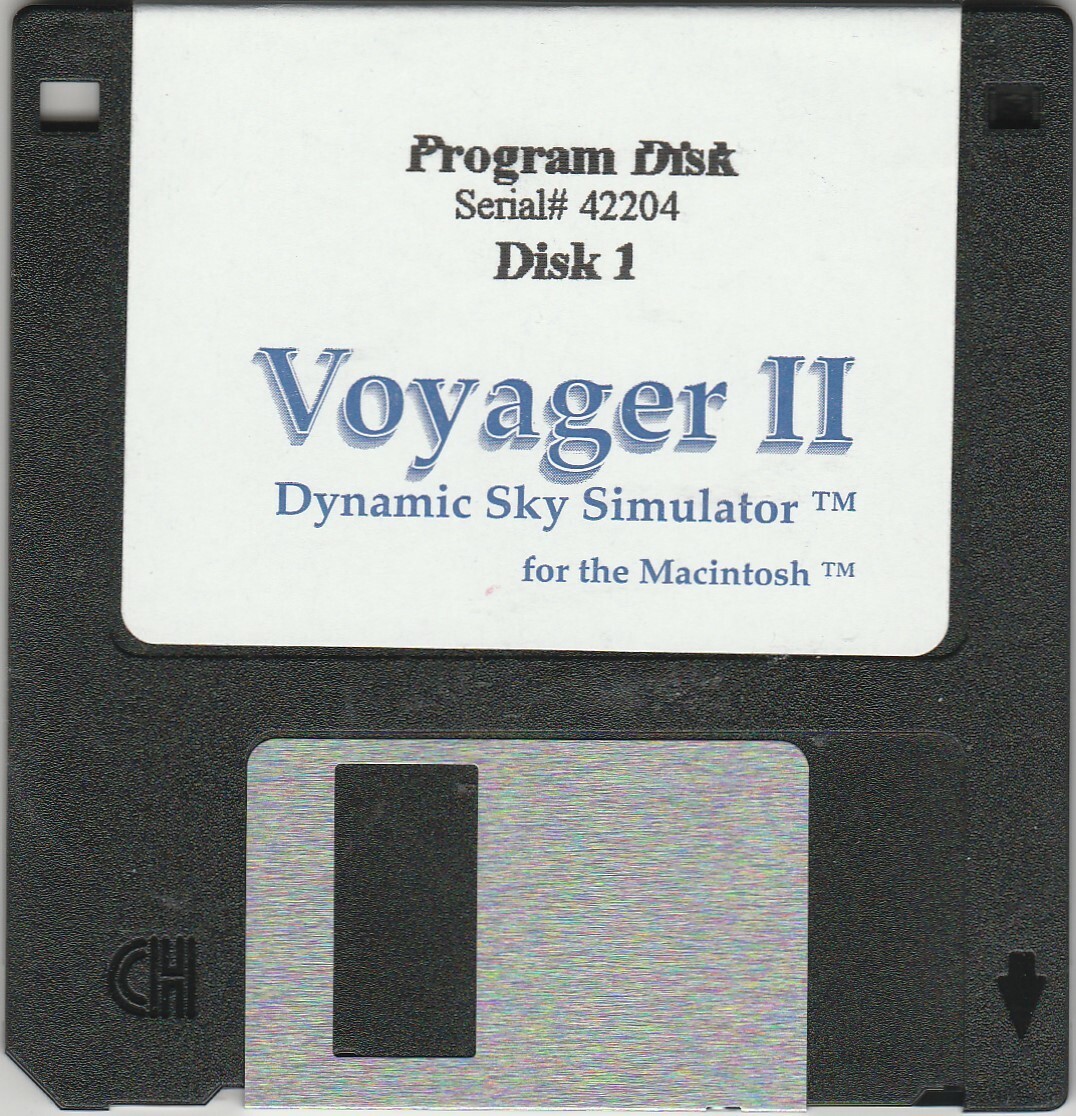 Voyager II the Dynamic Sky Simulator CD-ROM by Carina Software for MAC 2.0 ~1994 Item image 5