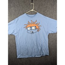 Rugrats Shirt Mens 2XL XXL Blue Baby Cartoon Graphic Chucky Nickelodeon - $11.64