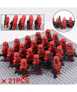 21pcs Star Wars Rise of Skywalker Order Sith Guard Troopers Custom Minif... - £23.89 GBP