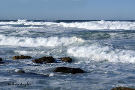 Rough Seas By Barbara Snyder Big Sur California Monterey Seascape 20x13 Print - £47.46 GBP