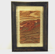 Vintage Kanab Utah Wonderstone Natural Sandstone Framed Art size (8&quot; x 11&quot;) - $40.00