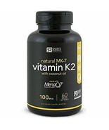 Sports Research 100mcg Vitamin K2 Capsule with Coconut Oil - 60 Count - £11.20 GBP