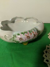 Vintage C&amp;E G Royal Austria Floral Footed Candy Dish Bowl - £22.33 GBP