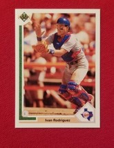 1991 Upper Deck Final Edition Ivan Rodriguez ROOKIE RC #55F Texas Rangers - £2.21 GBP
