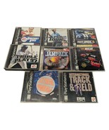 PS1 Sports Lot NASCAR Triple Play 97 Test Drive 5 Racing PGA 8 PlayStati... - £21.73 GBP