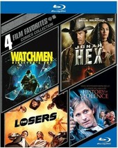 Comics Collection: 4 Film Favorites (Blu-ray ) Watchmen, Jonah Hex, Losers... - £10.10 GBP