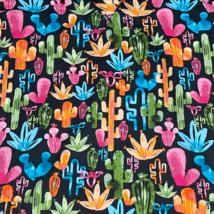 UA Scrubs Sz Large Gray Pink Western Cactus Plant Scrub Shirt Top Nurse ... - $21.99