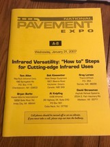 National Pavement Expo A-8 Infrared Versatility:” How To” Steps For Cutt... - £34.00 GBP