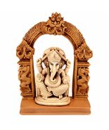 GANESHA SHRINE STATUE Seated Ganesh Hindu Elephant God NEW Resin Figurin... - $17.95
