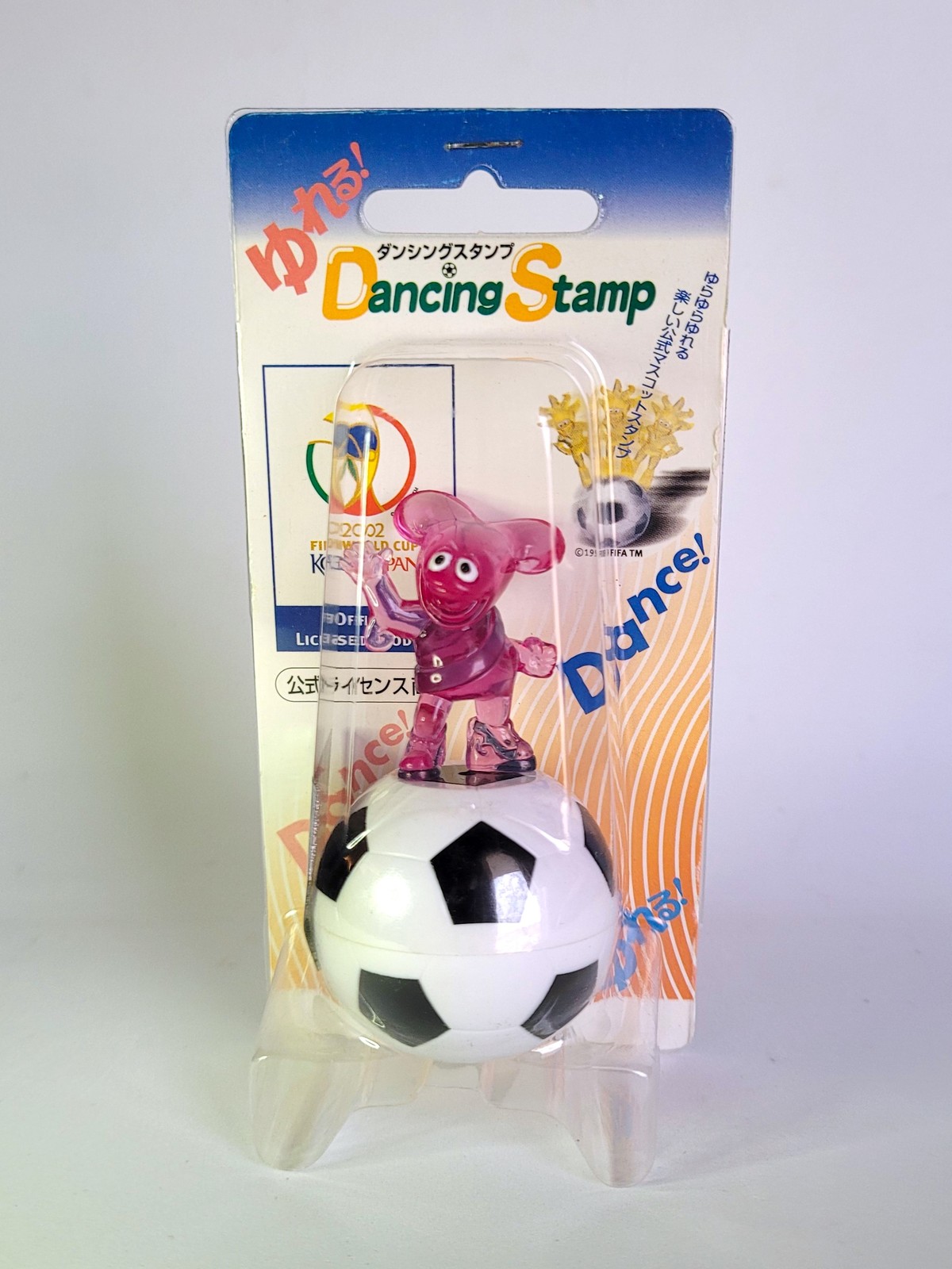 Primary image for 2002 Fifa World Cup Mascot (KAZ) Dancing Stamp / Tumbler Figure Rubber Stamp