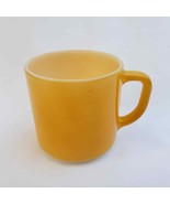 Federal Glass Company Coffee Mug Light Orange USA - £30.89 GBP