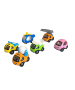 6 Pack Cartoon Construction Toy Cars Trucks Construction Vehicle Liberty... - $17.81