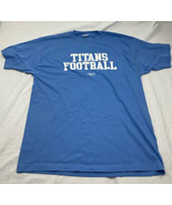 Tennessee Titans Reebok Mens T-Shirt Shirt Short Sleeve Blue Football-NF... - £20.99 GBP