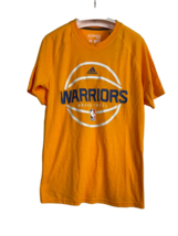 Adidas Men&#39;s Golden State Pre-Game Graphic Climacool Ultimate Tee,Yellow... - $18.80