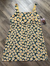 Diane Von Furstenberg x Target Mini Shift Dress Poppy Yellow Black Size ... - £22.74 GBP