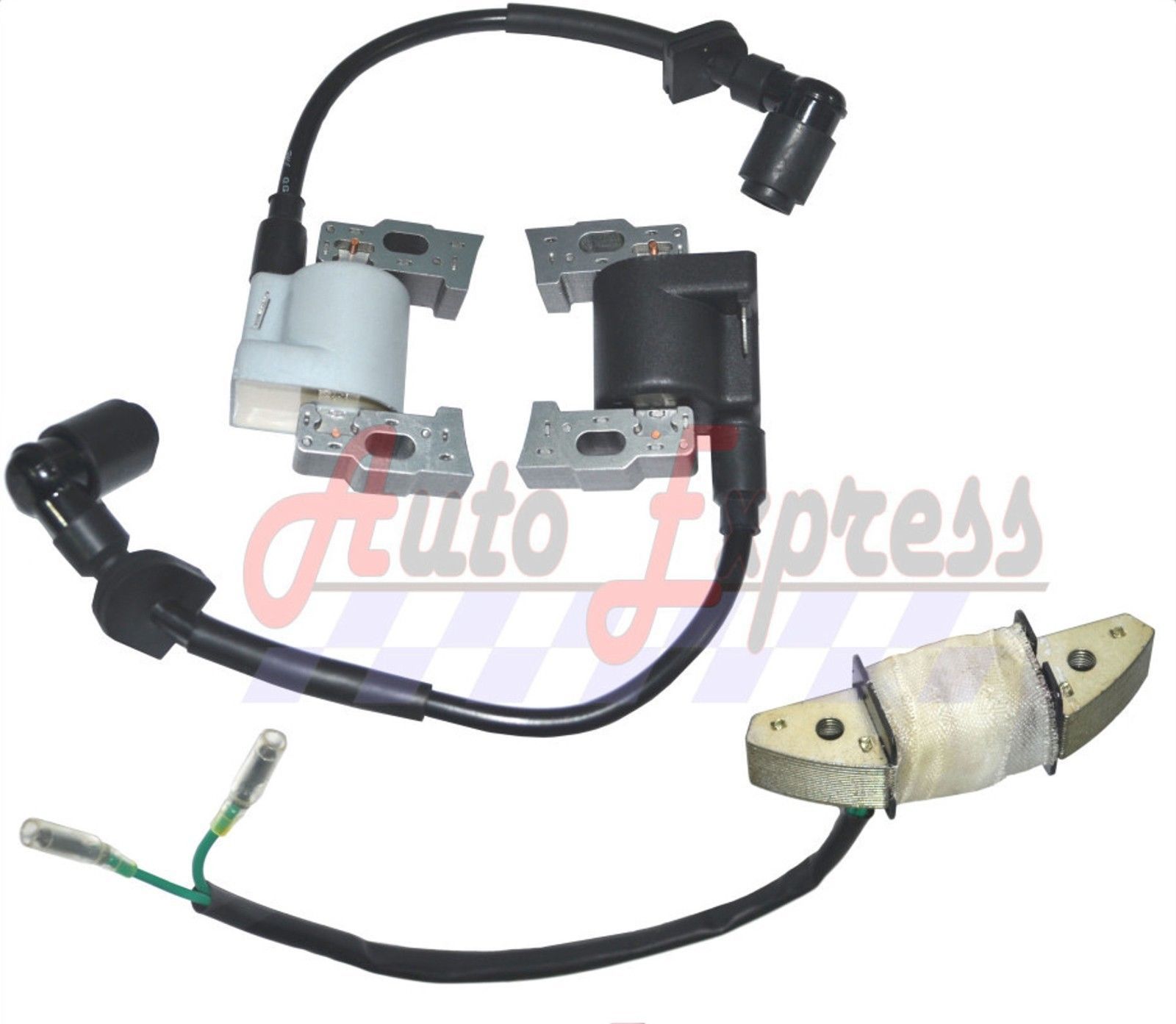 Set of 2 Ignition Coils Left and Right and Stator Charging Coil FITS Honda GX620 - $89.50