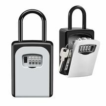 Key Lock Box Wall Mounted, Portable Lock Box for House Key, 5 Key Capacity, Weat - £253.10 GBP
