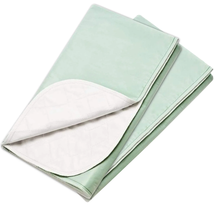 2 Pack, Bed Pad Heavy Duty Reusable Underpad Washable 34X36 Green - $44.53