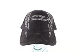 Vintage Distressed Harley Davidson Tribal Spell Out Fitted Hat Cap Black 3XL - £30.34 GBP