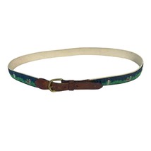 Leather Man Ltd. Top Grain Leather Belt Lighthouse  Handmade In Essex CT... - £18.83 GBP