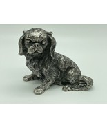Large Pewter Peltro Italy Figure figurine dog Pekingese 2.5 in tall by 3... - £29.38 GBP
