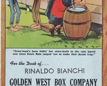March 1946 Calendar Paul Webb Mountain Boys Golden West Box Co. San Fran... - £14.42 GBP