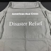 American Red Cross 1990s Disaster Relief Mass Care Apron Gray NEVER USED - £18.12 GBP