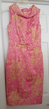Lilly Pulitzer Cowl Neck Dress with Pockets Sleeveless Lined Women&#39;s Size 0 - £47.02 GBP