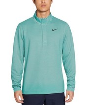 Nike Mens Victory Dri fit Heathered Stripe Golf Quarter Zip,Trop Twist Mint,S - £62.95 GBP