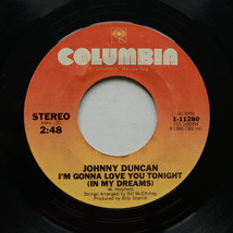 Johnny Duncan - Wine Oh Wine / I&#39;m Gonna Love You Tonight 45 rpm Vinyl 7&quot; Single - £5.78 GBP
