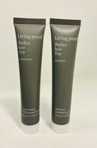 LIVING PROOF Perfect Hair Day Shampoo &amp; Conditioner Duo Set Lot Travel 1oz/30ml - £11.46 GBP