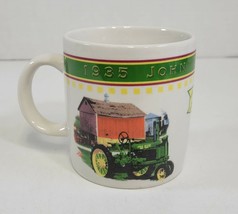 John Deere Tractor 1935 Model B Farm Gibson Coffee Mug Cup Green White 10 Oz - $4.95