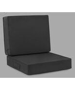 Deep Seat Patio Cushion Set Favoyard Seat 19*19 Inch+Back 19*16 Inch Dar... - $47.04