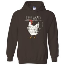 Guess What? Chicken Butt! - Funny, Sarcastic, Novelty, Graphic Hoodie - Small -  - £36.87 GBP